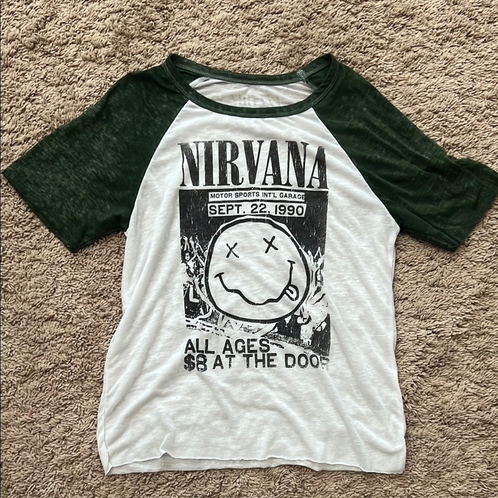 Nirvana Graphic Raglan Tee